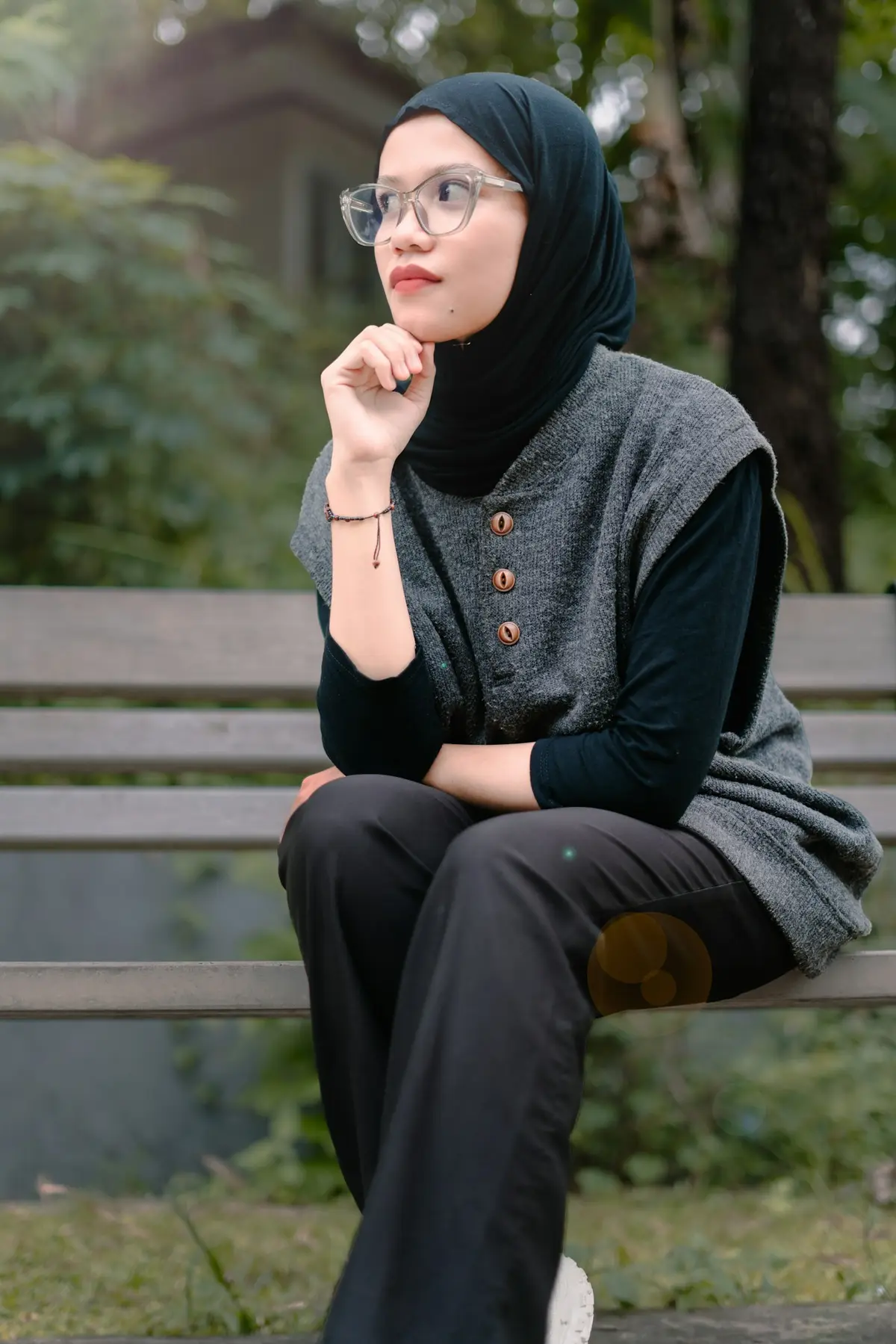 حجاب جيرسيه سريع اللبس — صورة 3