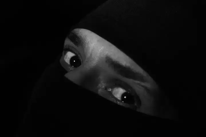 نقاب بطرحة شيفون — صورة 4